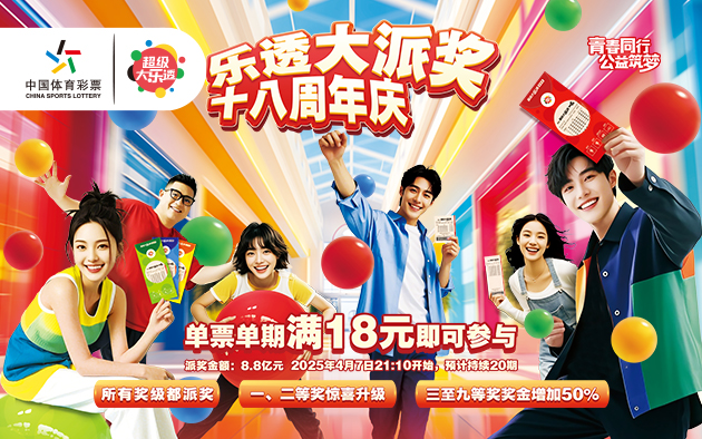 关于开展2025年超级大乐透派奖活动的公告
